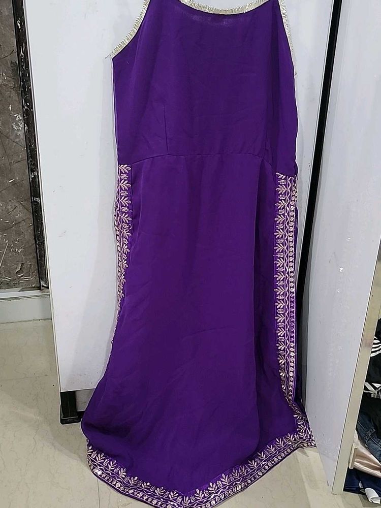 Elegant Purple Kurta Set