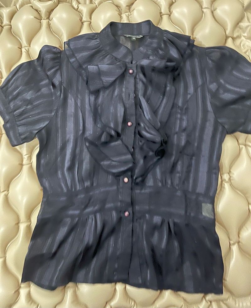 Elegant Ruffled Blouse