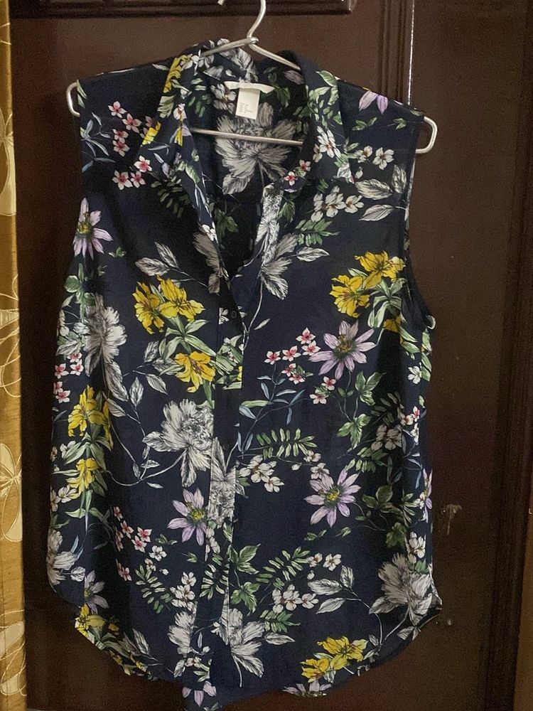 Floral Sleeveless Top