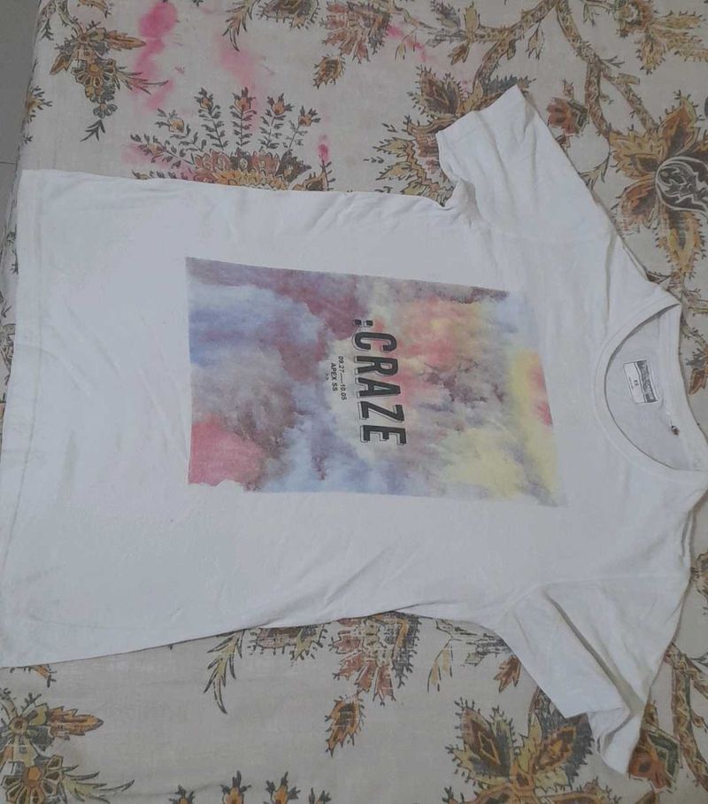 White Graphic T-Shirt