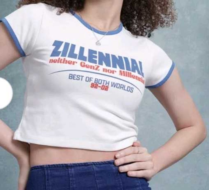 Zillennial Crop Top