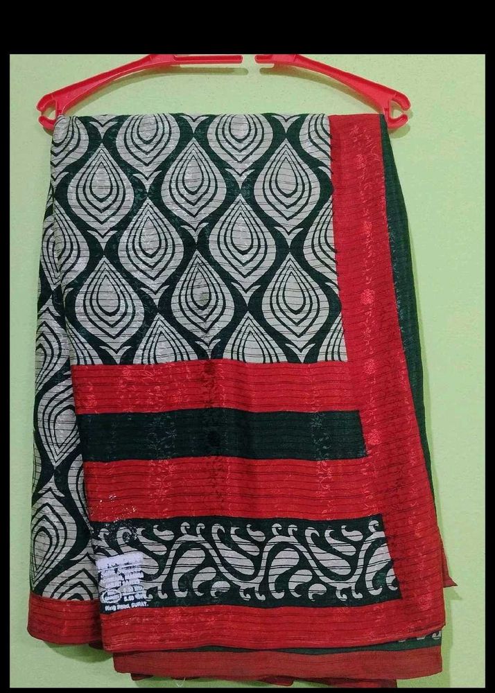 Elegant Printed Saree