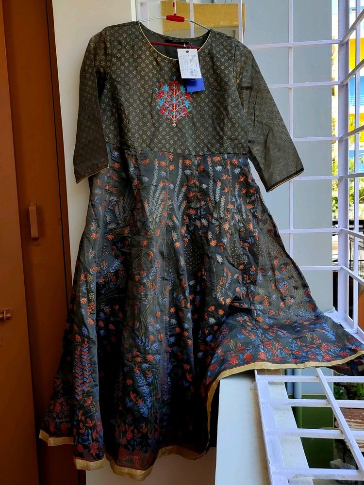 New Multicolored Anarkali Kurta
