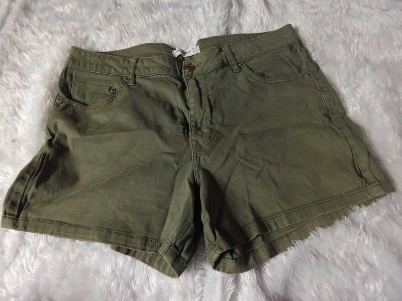 Olive Green Shorts