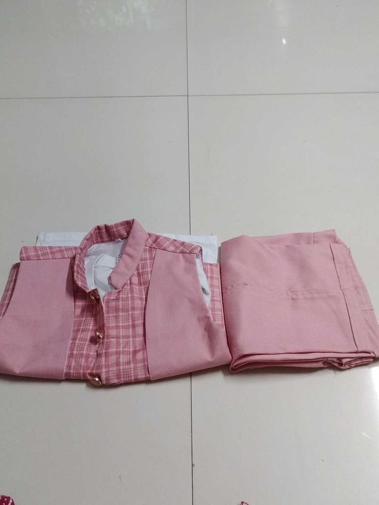 Boys Pink Trowser Set