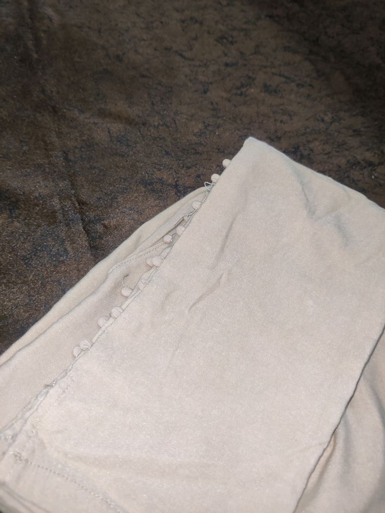 Beige Colour Pant For Women