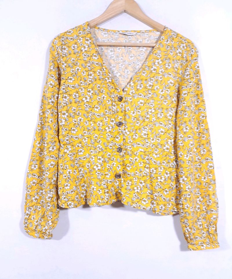 Mustered Floral Printed Top (Women&#39;s)