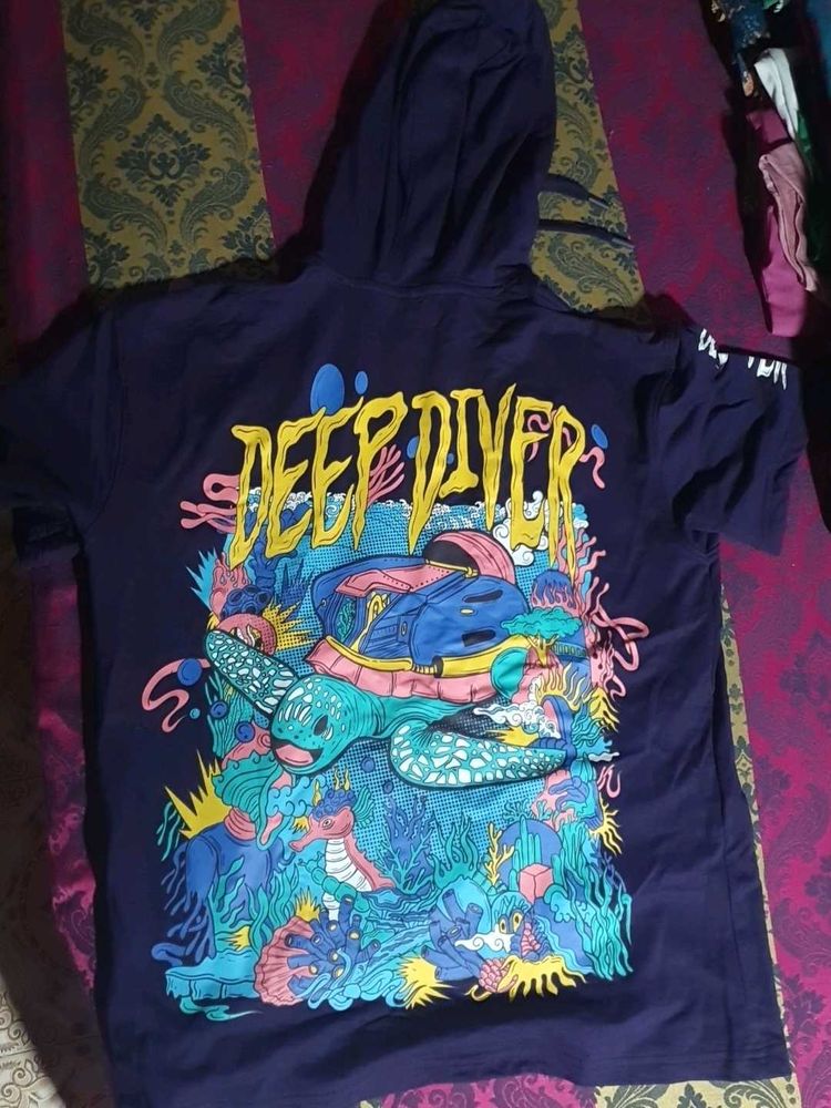 The Souled Store Oversized Printed Graphic Tee