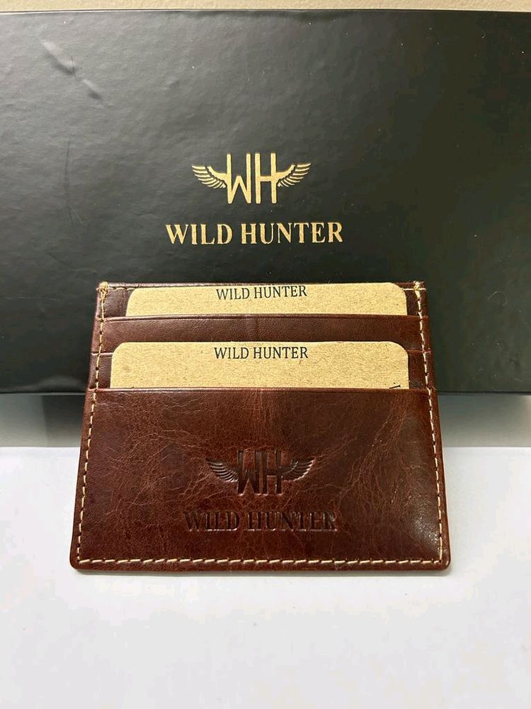 WILD HUNTER LEATHER CARD HOLDER
