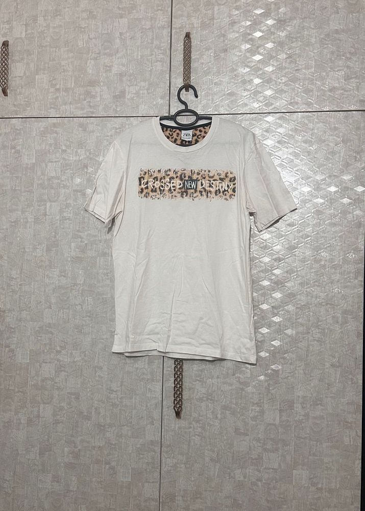 Zara Leopard Print Top