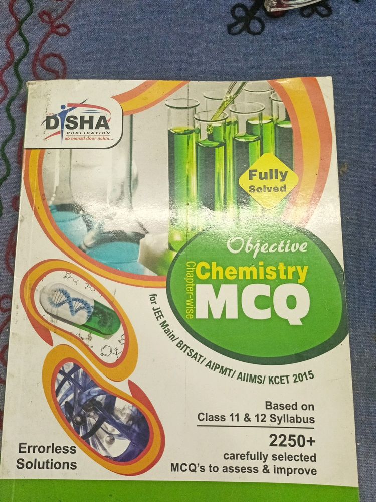 Disha Objective Chem For Jee Neet