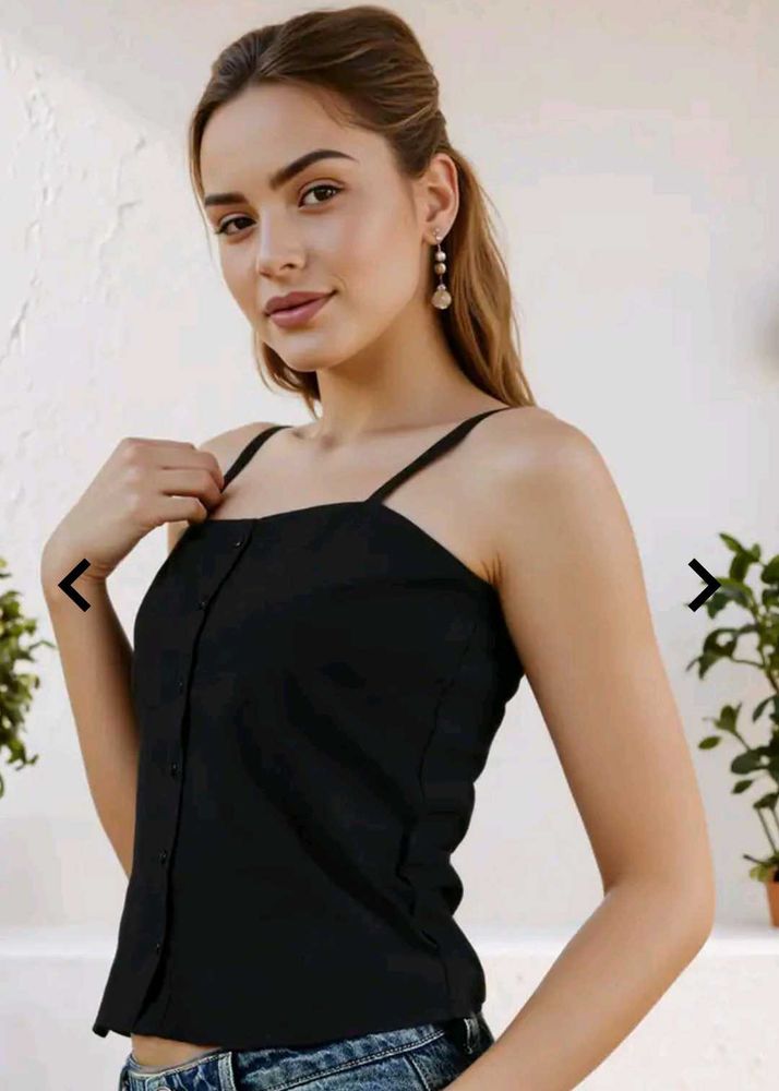 Stylish Black Tank Top