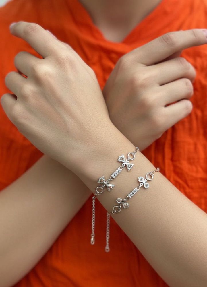 Silver bracelets