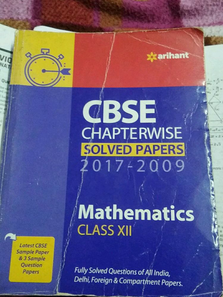 Cbse Class 12 Mathematics 10 year Chapterwise Book
