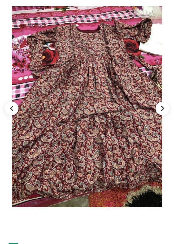 Gown With Dupatta XXL Size