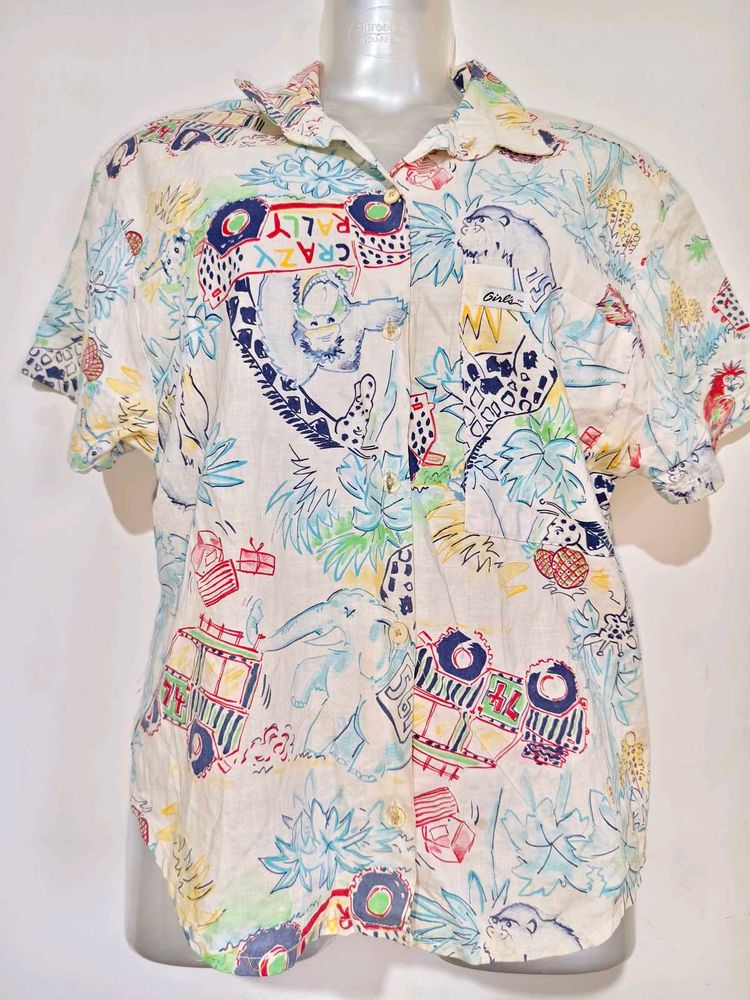 🎊Buy 1, Get 1 Free🎁34"-36" Funky Patterned Shirt