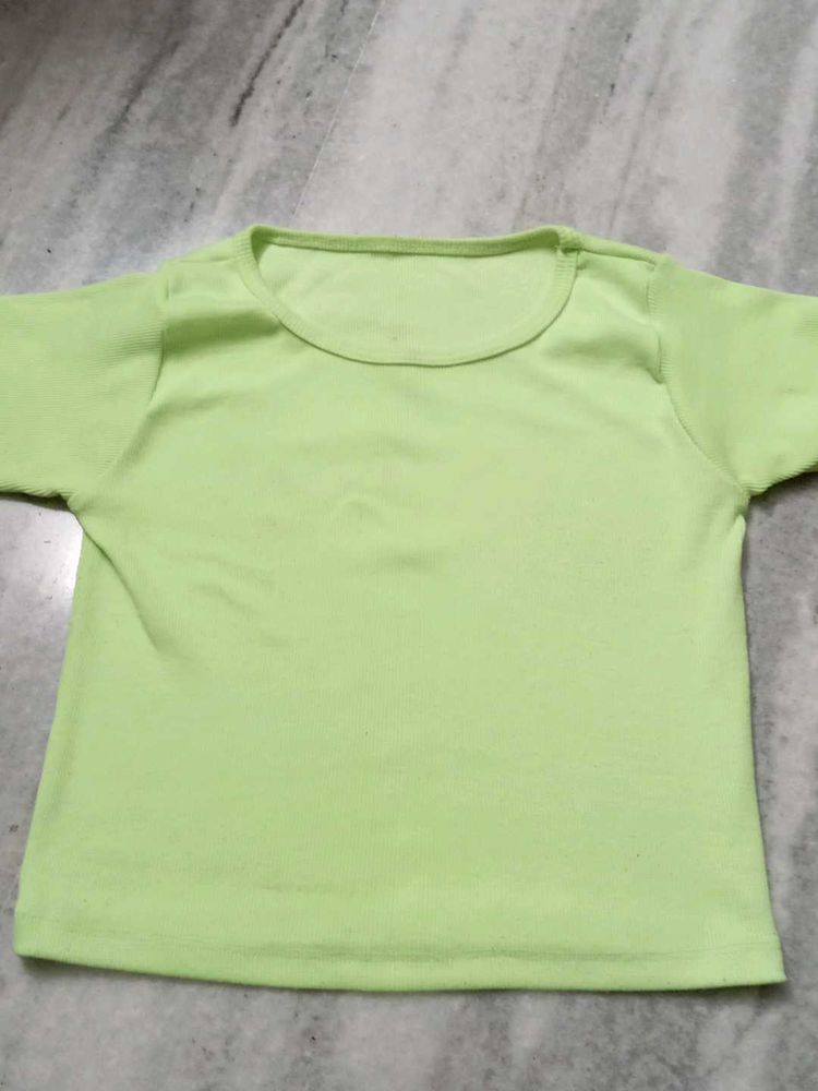 Green Crop Tee