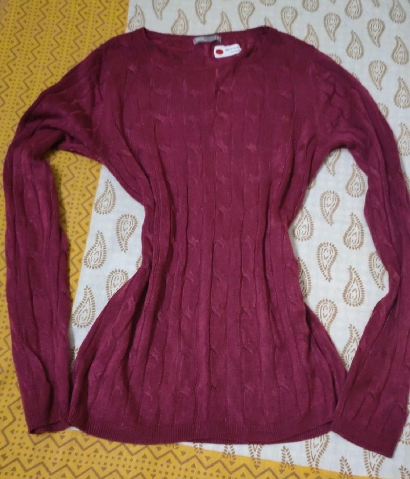 Maroon Sweater