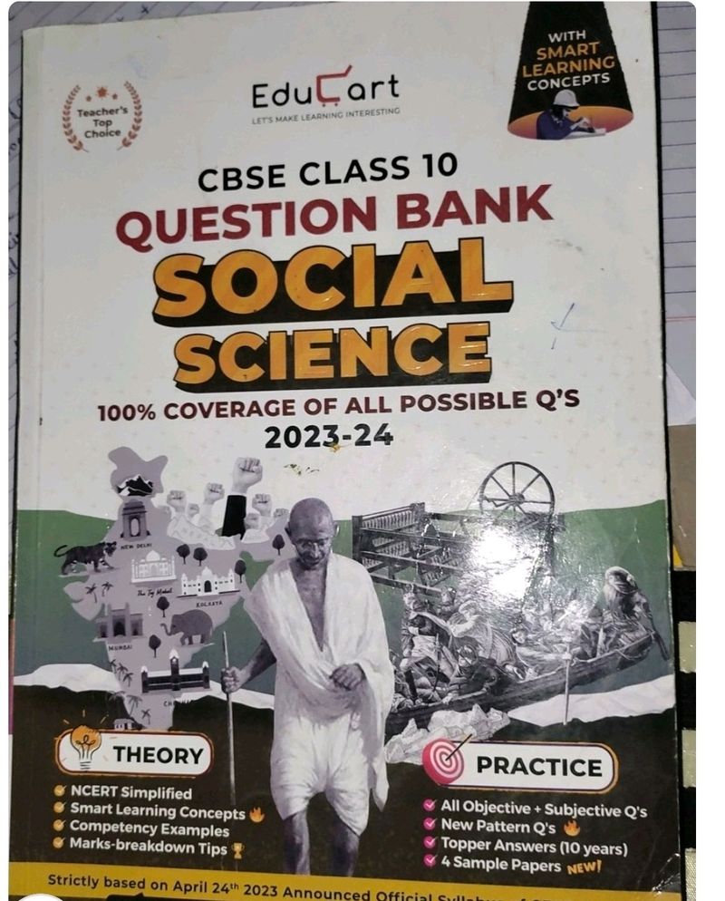 Educart Social Science Question Bank Class 10