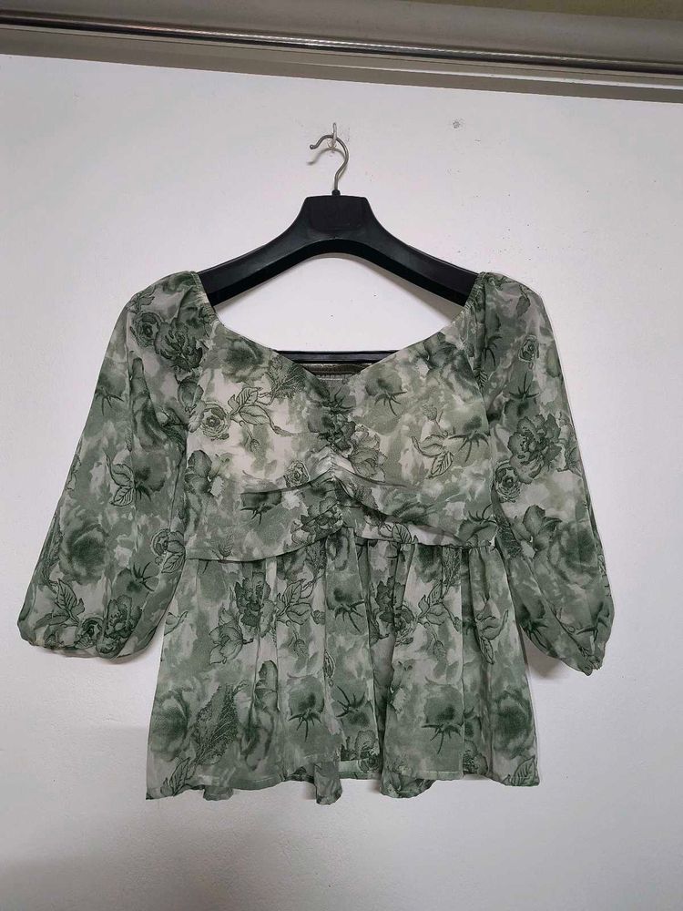 Floral Padded Top