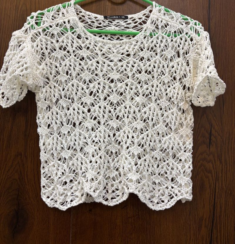 Mesh Crop Top