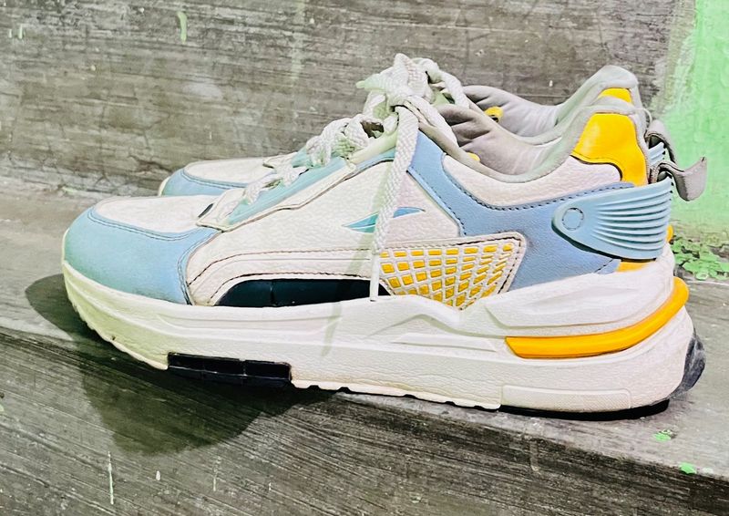 Pastel Accent Sneakers