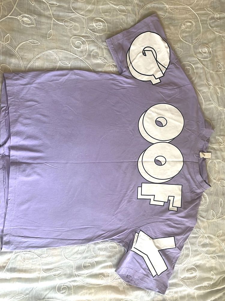 Purple Oversized T shirt