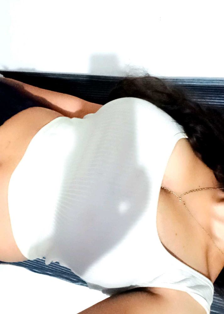 White Sleeveless Bodysuit