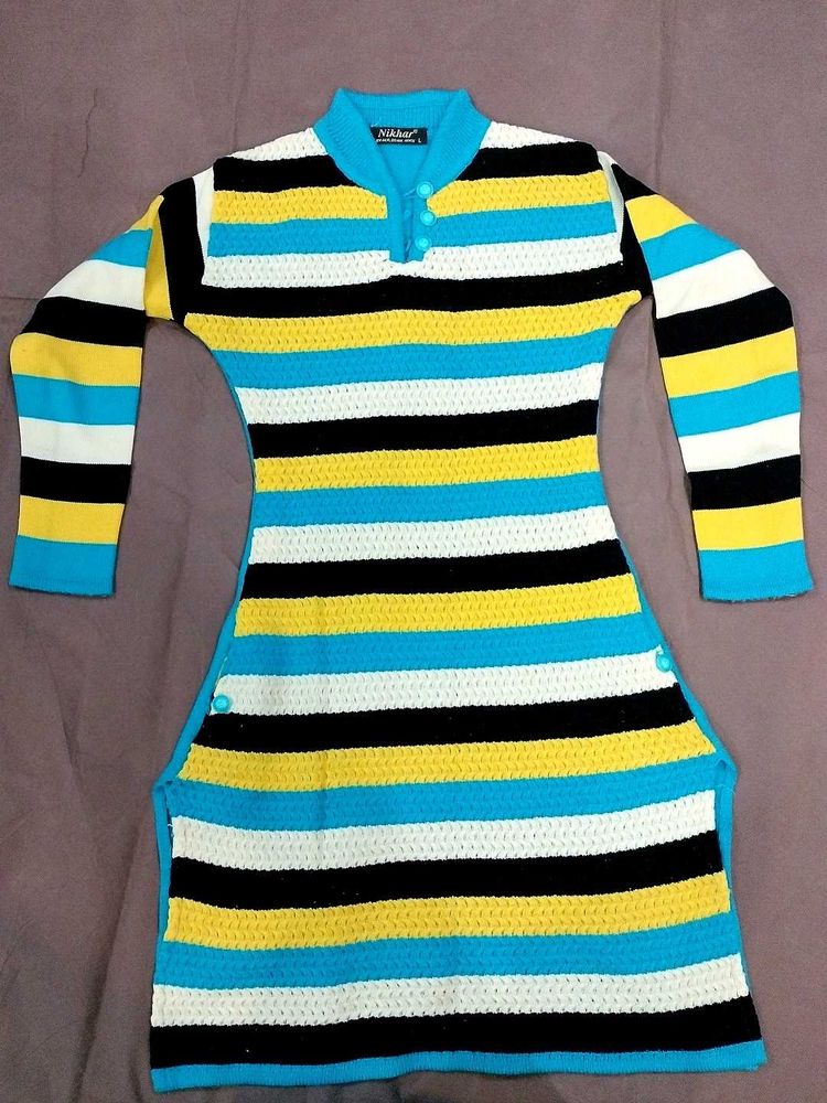 Multicolour Winter Kurti