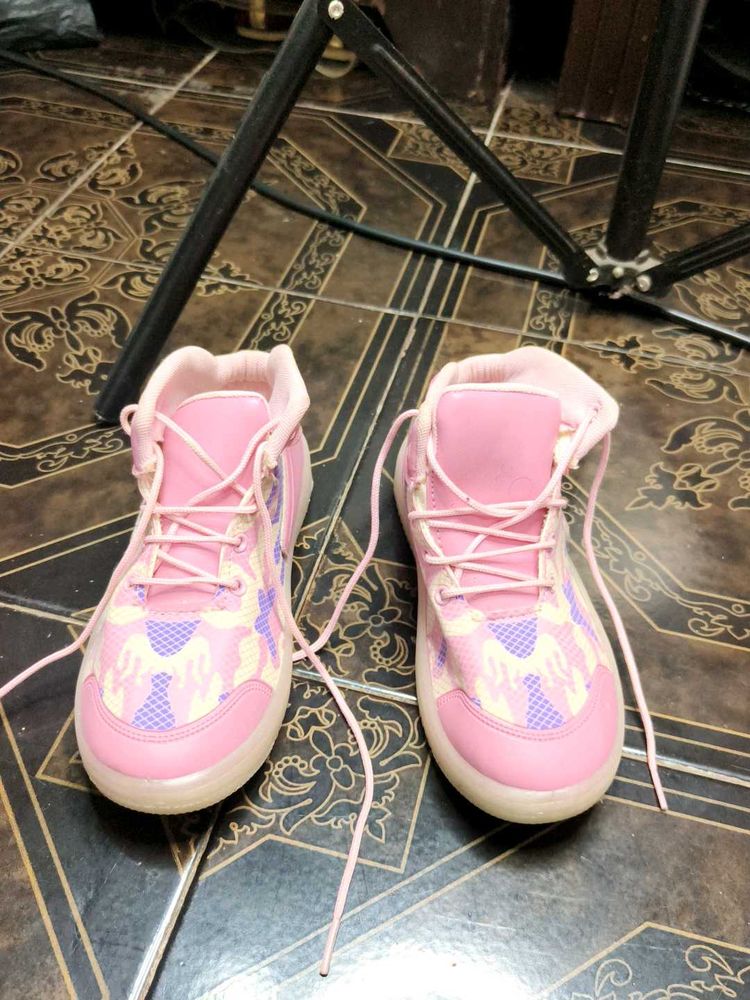 Cute Pink Sneakers