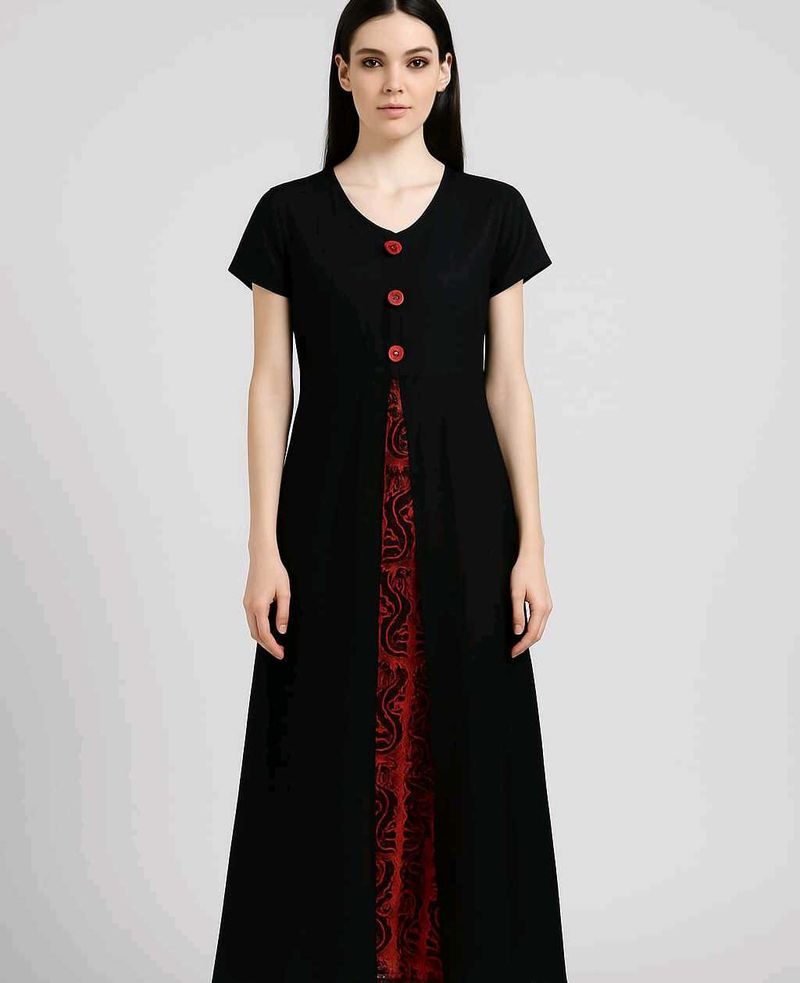 Stylish Split Kruta Trouser Set With Net Work