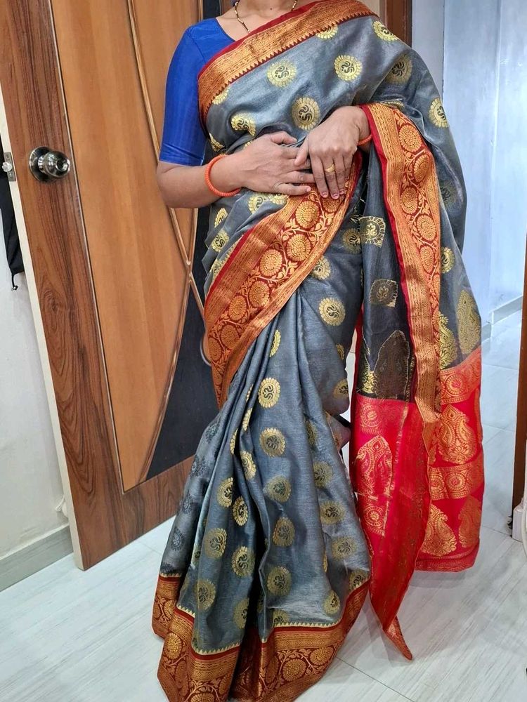 Grey Saree