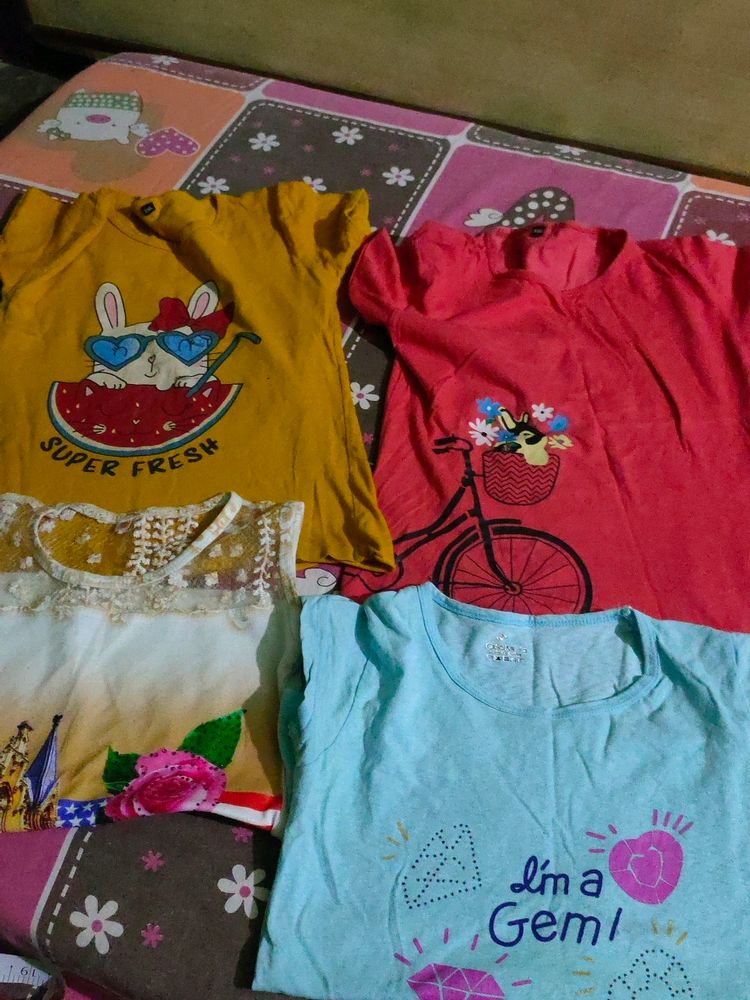 4 Tshirts For Girls