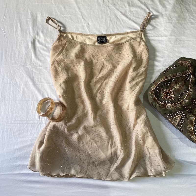 Sparkly Y2K Cami Top