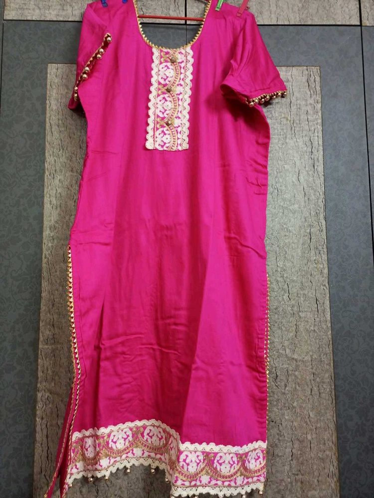 Stitched Embroidered Salwar Suit set