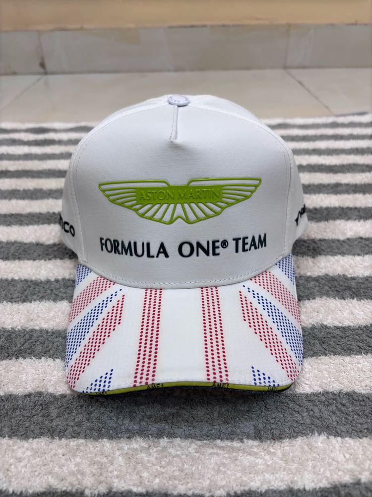 Aston Martin F1 X BOSS Unisex White Baseball Cap