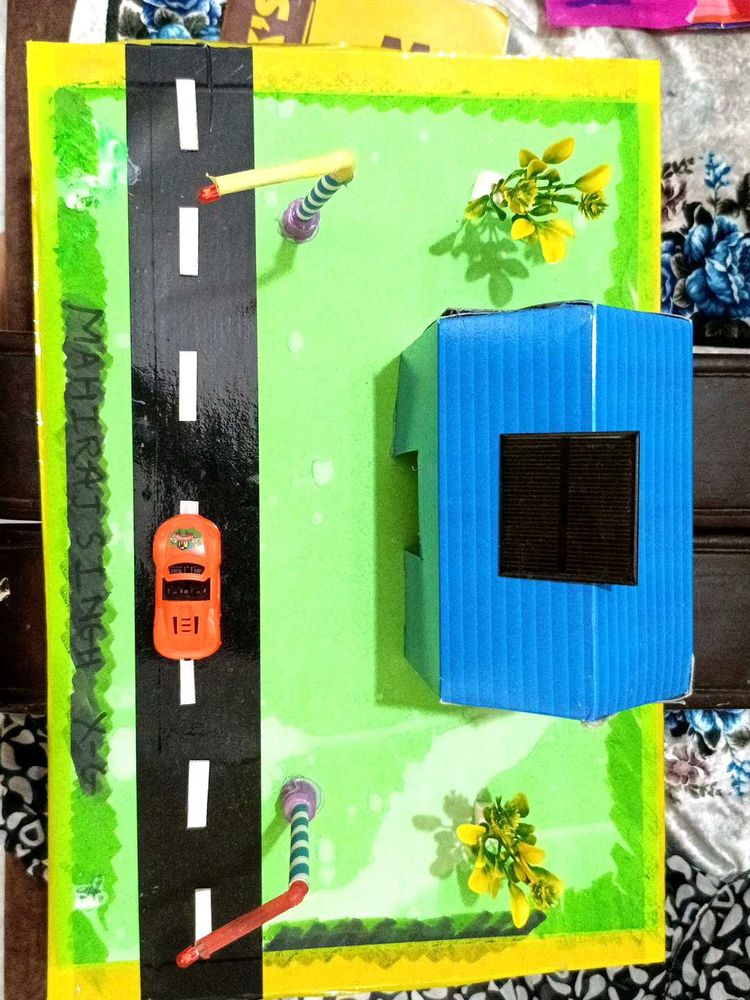 Handmade Traffic Scenery Model
