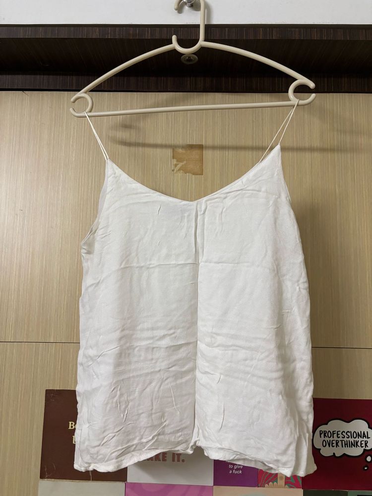 COTTON ON White Sleeveless Tank Top