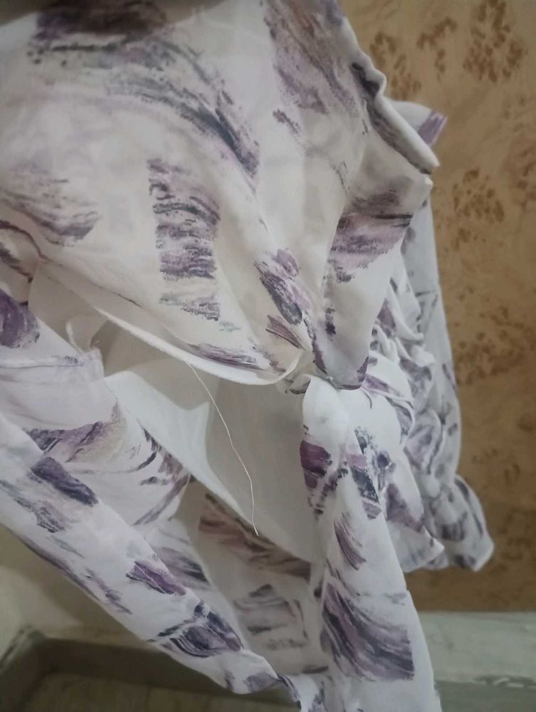 Printed White Top