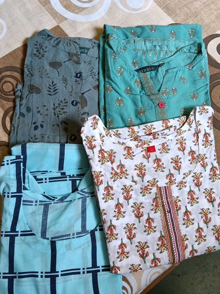 Combo Of 4 Kurti For Women