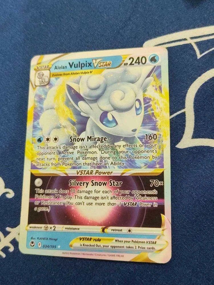 Alolan Vulpix VSTAR Card