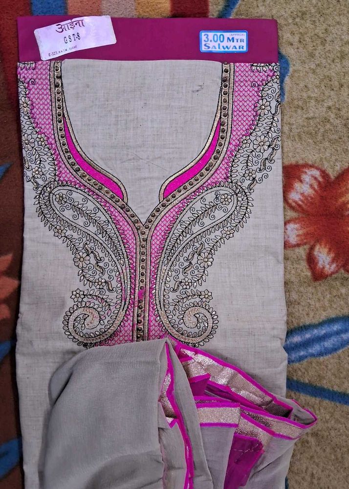 Unstitched Salwar Suit Material