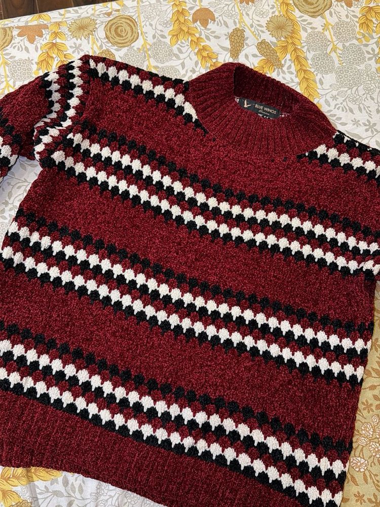 Striped Knit Sweater