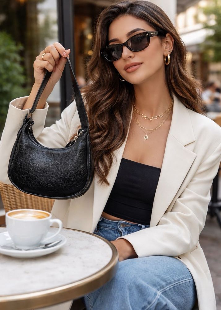 Black Shoulder Bag