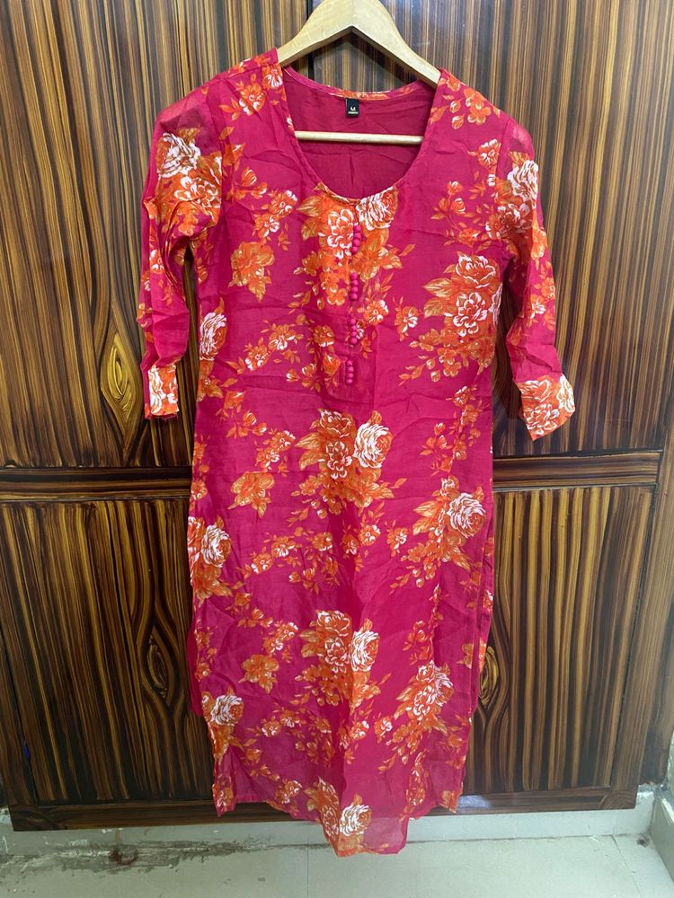 Floral Print Kurta set