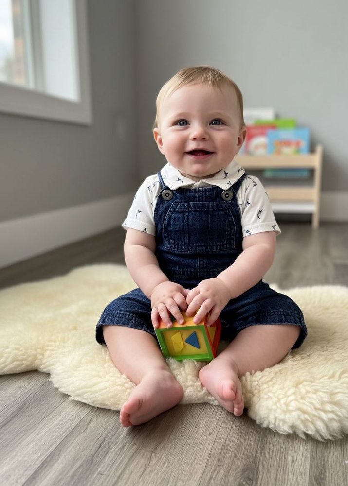 Cute unisex Baby Denim Overalls