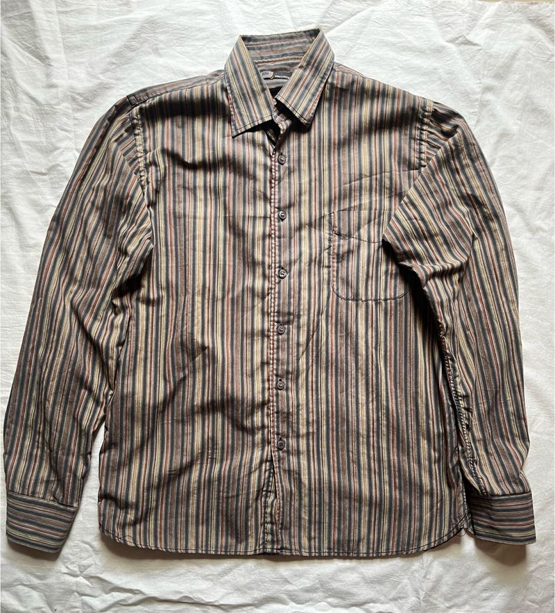 Striped Long Sleeve Button Down