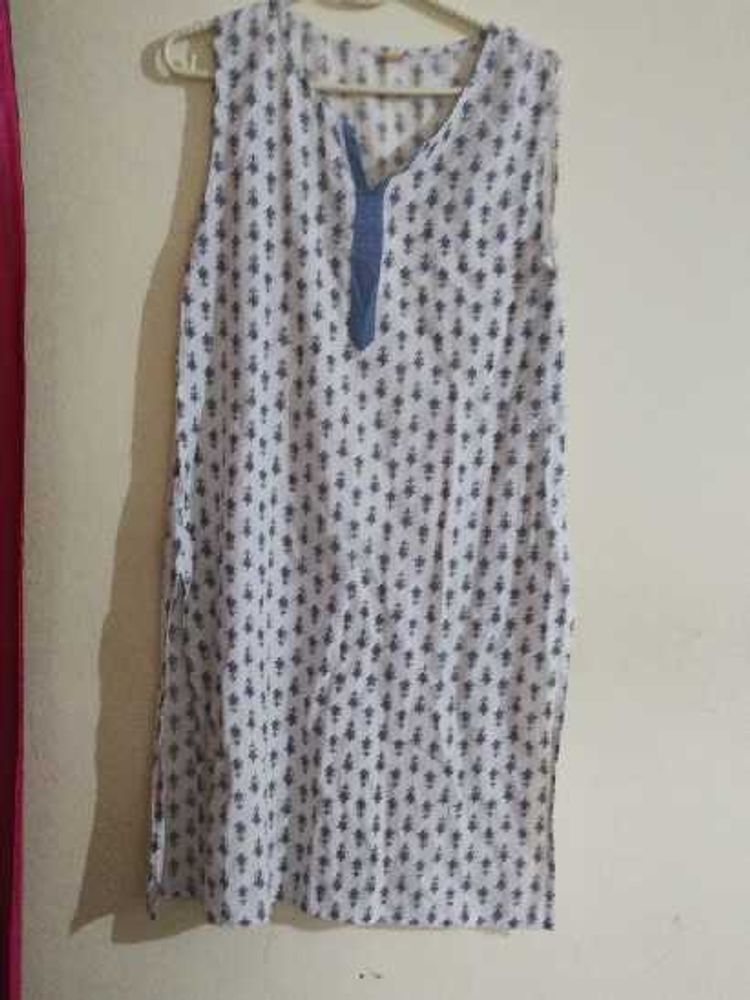 Printed Sleeveless Top