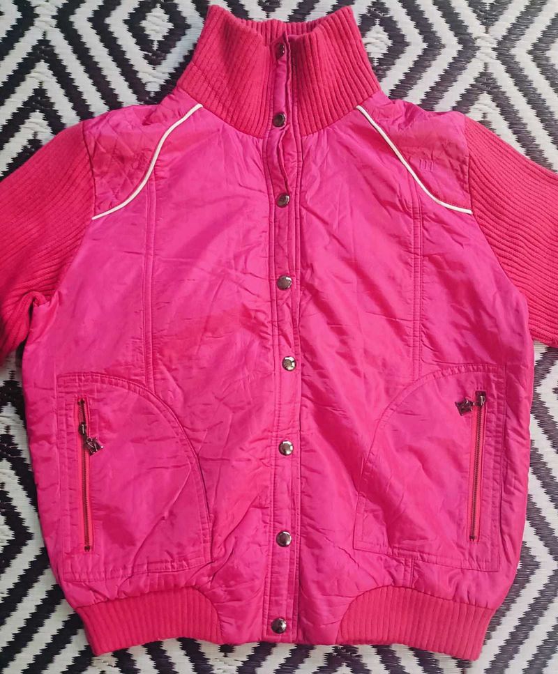 Vintage Pink Quilted cute Jacket 😳