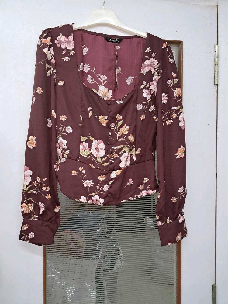 Floral Print Top